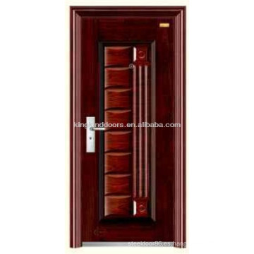 Puerta de entrada de acero de la seguridad KKD-570 para el acero inoxidable de China Top 10 puerta marca